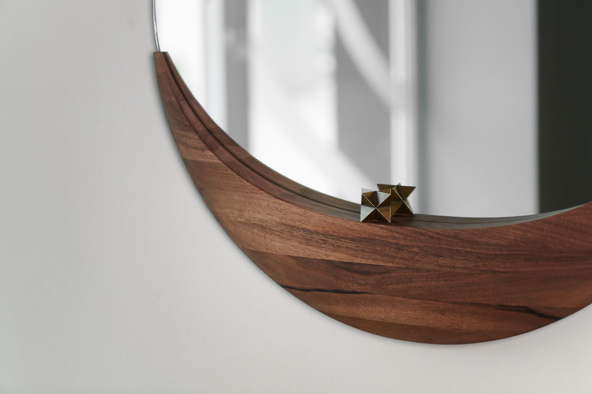 Luna Spiegel Walnuss Artisan 3