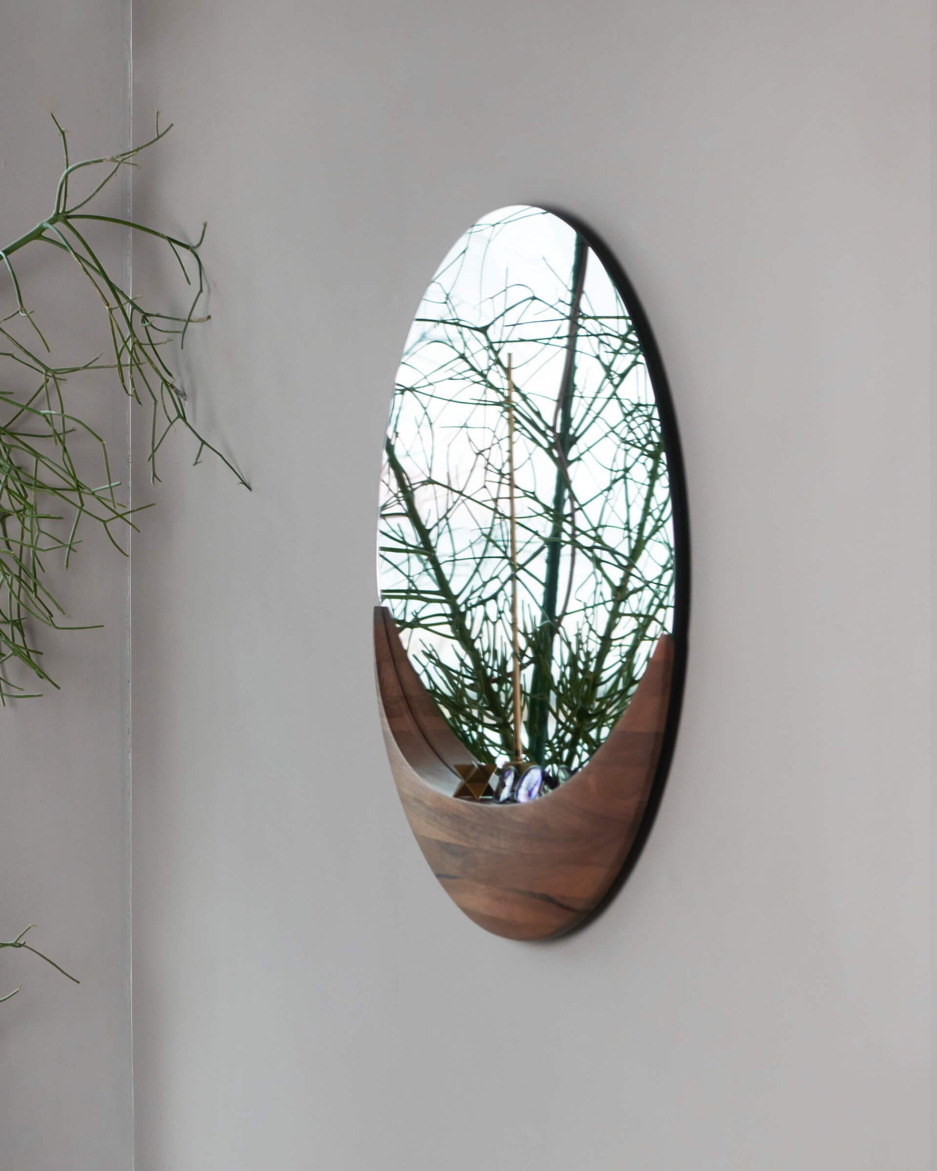 Luna Spiegel Walnuss Artisan 4